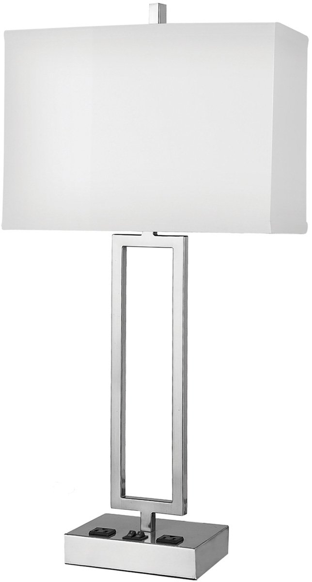 STX-253TT.jpg Gatsby Twin Table Lamp with 2 Outlets - Image 1