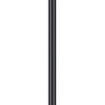 Black and Amber Glass Pendant Light