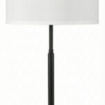 Matte Black Wide-Drum Desk Lamp
