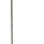 Brushed Nickel Angled-Arm Floor Lamp