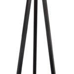 Espresso Wood Tripod Floor Lamp