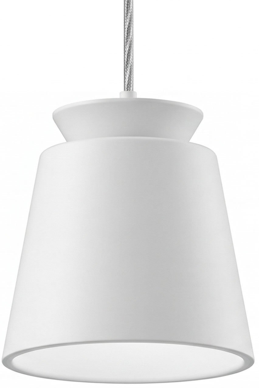 STX-P970-WHITE.jpg White Jar Pendant - Image 1