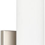 Brushed Nickel Cylinder Sconce
