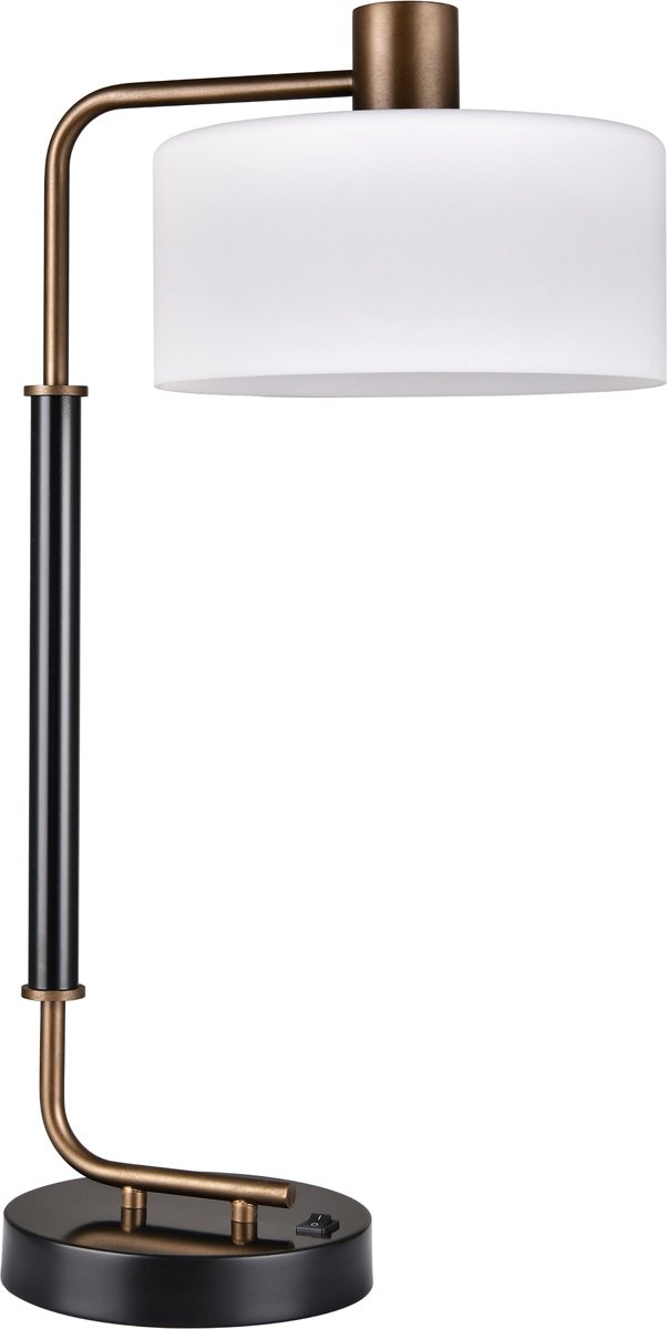 STX-TL711.jpg Brushed Bronze and Black Desk Lamp - Image 1