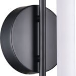 14″ Black Arch Vanity Sconce
