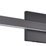 48″ Black Bath Vanity Light