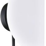 Acrylic and Black Wall Sconce