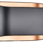Black & Gold Oval Up/Down Corridor Sconce