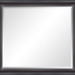 Argento Black 48″W x 36″H Beveled Vanity Mirror