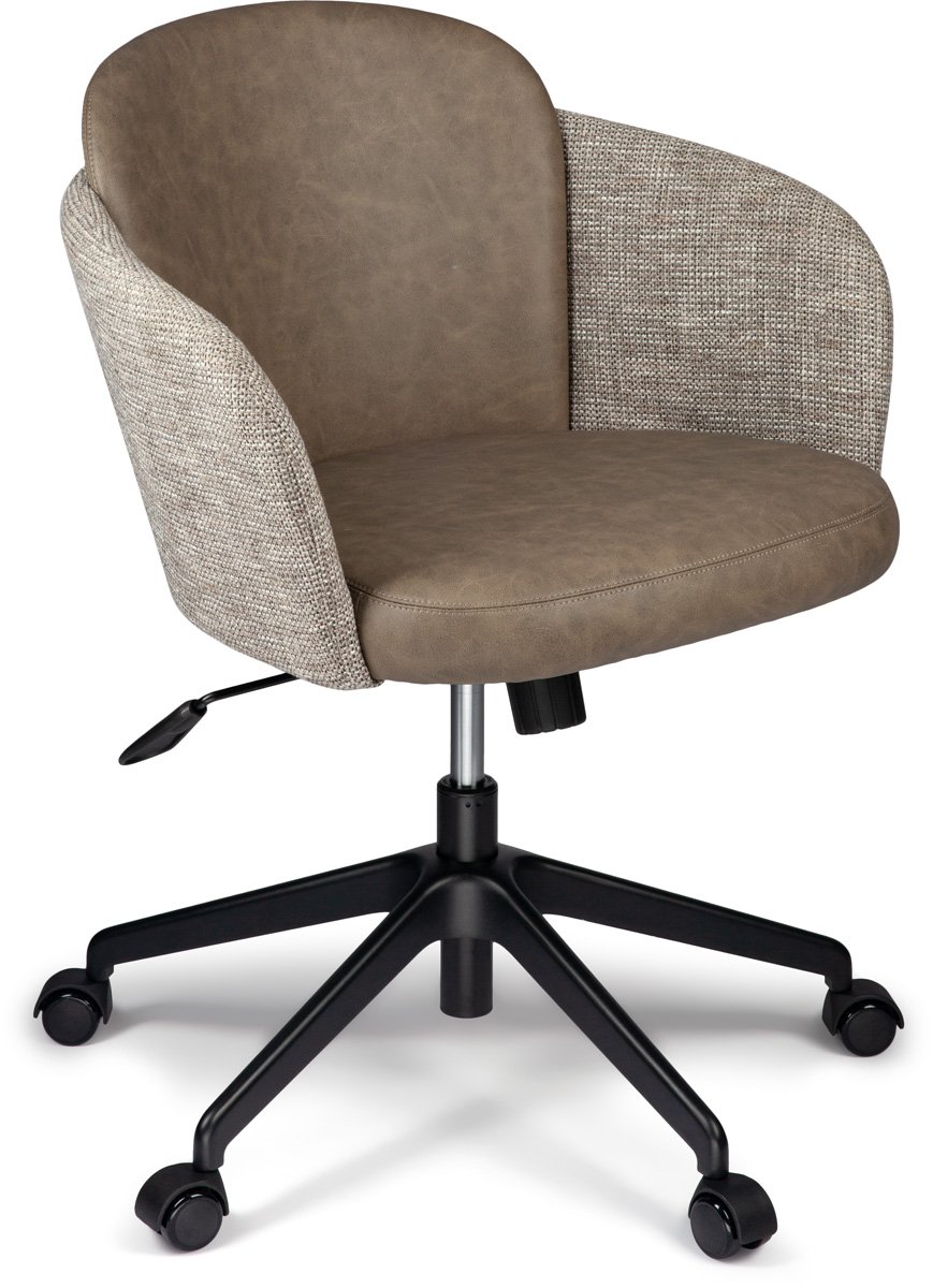 STXC827.jpg Two Tone Upholstered Tub Task Chair - Image 1