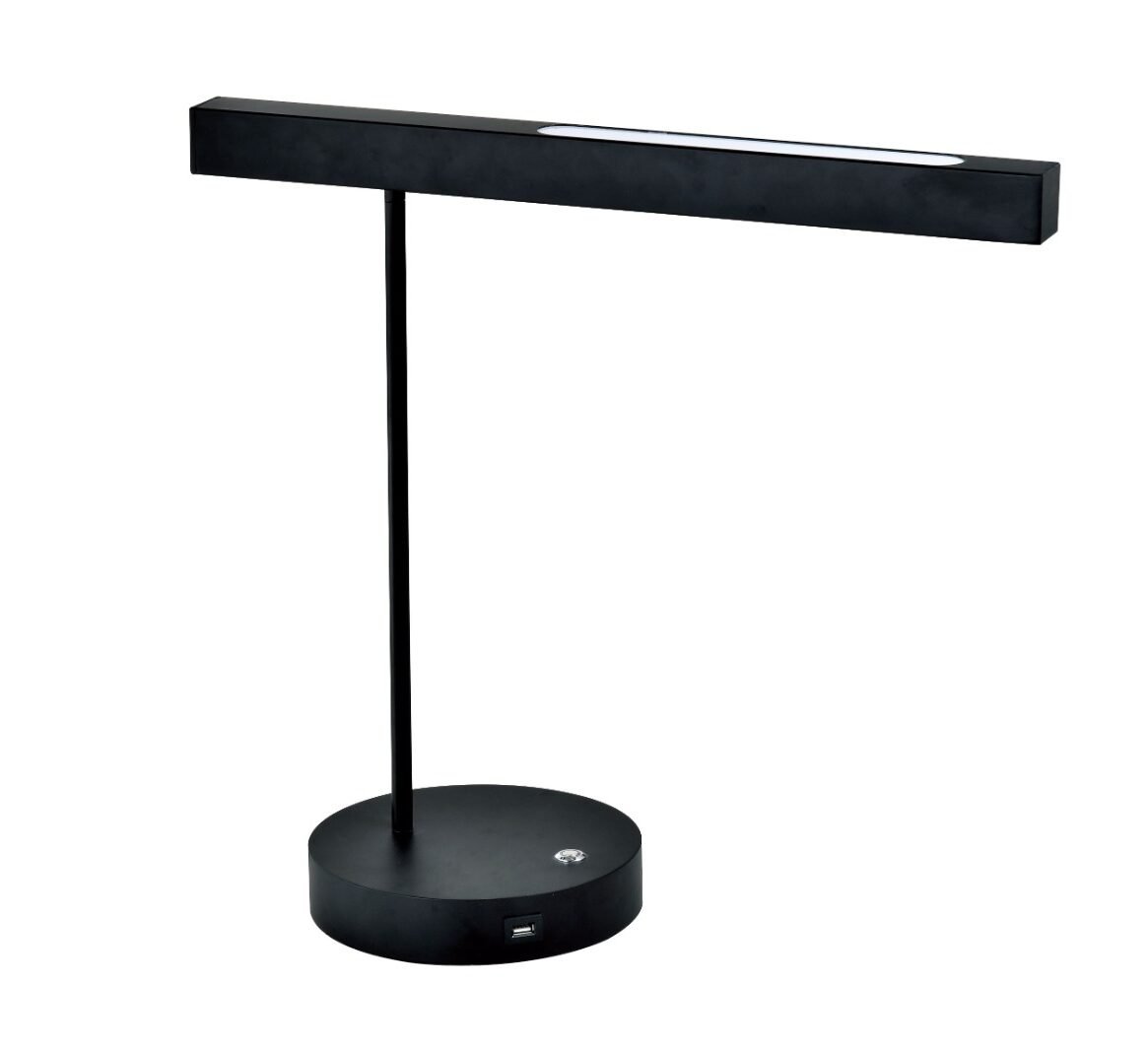 WhatsApp Image 2026-06-26 at 2.53.16 PM Desk Lamp | Integrated LED 10W 3000K | Touch Switch | 2 USB Ports - Image 1
