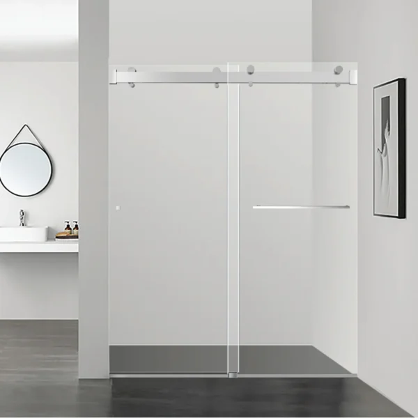 Frameless Double Sliding Soft-Closing Bathtub/Shower Doors