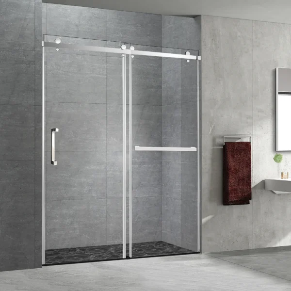 Frameless Double Sliding Bathtub/Shower Doors