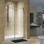 Frameless Single Sliding Bathtub/Shower Doors (60" x 78")