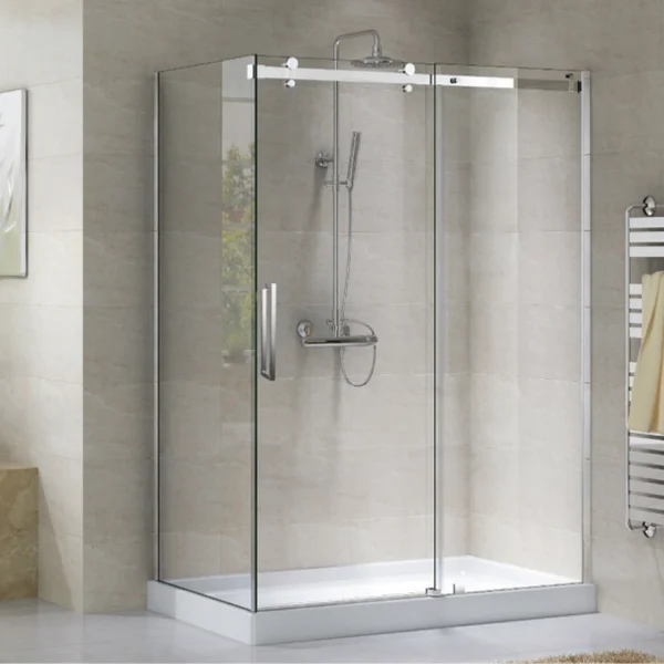 Frameless Single Sliding Shower Enclosures