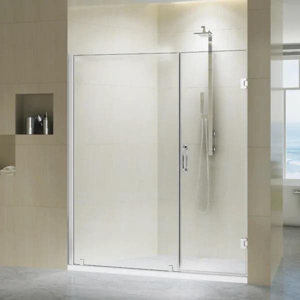 Frameless Hinged Shower Doors