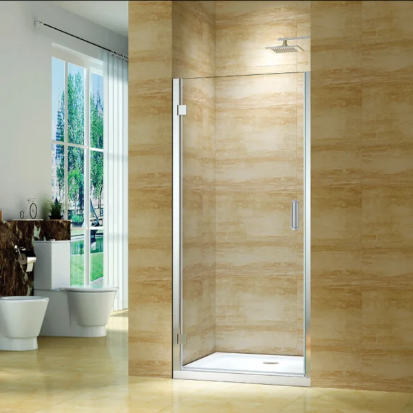 Semi-Frameless Hinged Shower Doors