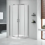 Semi-Frameless NEO Round Sliding Shower Enclosure